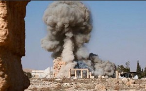 Palmyra ISIS Blowing Up Palmyra